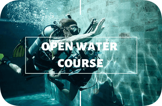 PADI open water course at legend diving lembongan