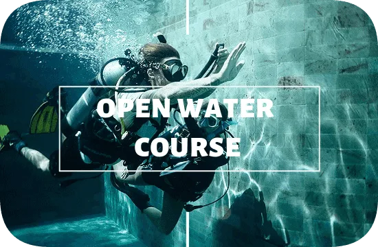 PADI open water course at legend diving lembongan