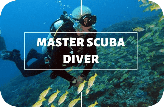 PADI Master Scuba diver course with legend diving lembongan