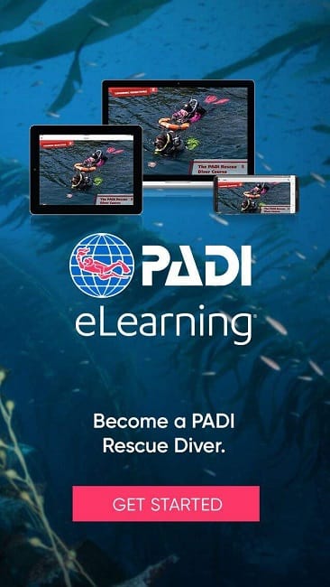 PADI Rescue Course Lembongan chart