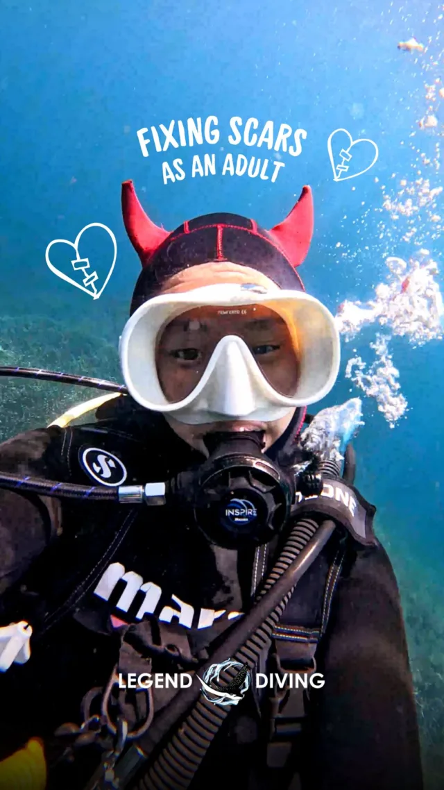 Turns out a few dozen meters underwater is a better band-aid for adult problems 🙈❤️🩹#justforfun #underwaterfun #divingisfun #fundiving #fundive #fundives #diving #scubadiving #scubadiver